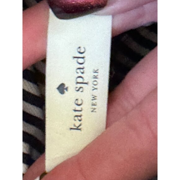 Kate Spade New York Floral Wool Tote Bag With Black Handles - Picture 7 of 9